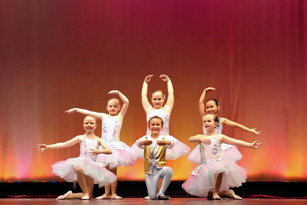 Young dancer performing at Tutu Performing Arts